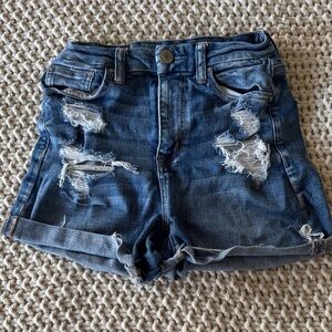 American Eagle Outfitters Distressed Denim Shorts